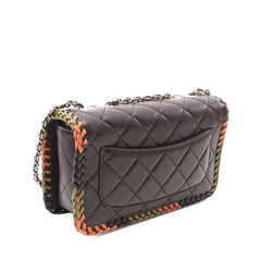 Medium Quilted Lambskin Whipstitch Flap