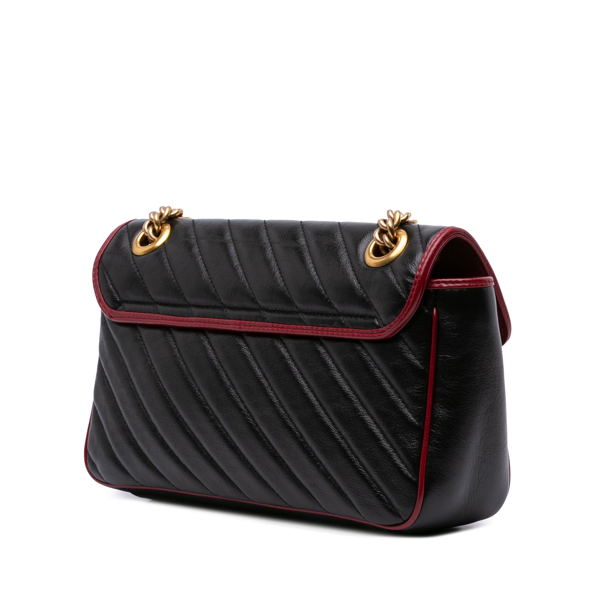 Small GG Marmont Matelasse Leather Torchon Flap Crossbody