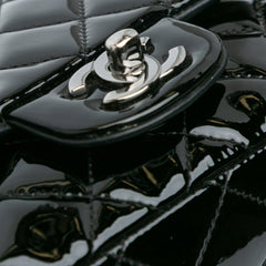 Mini Square Classic Patent Single Flap