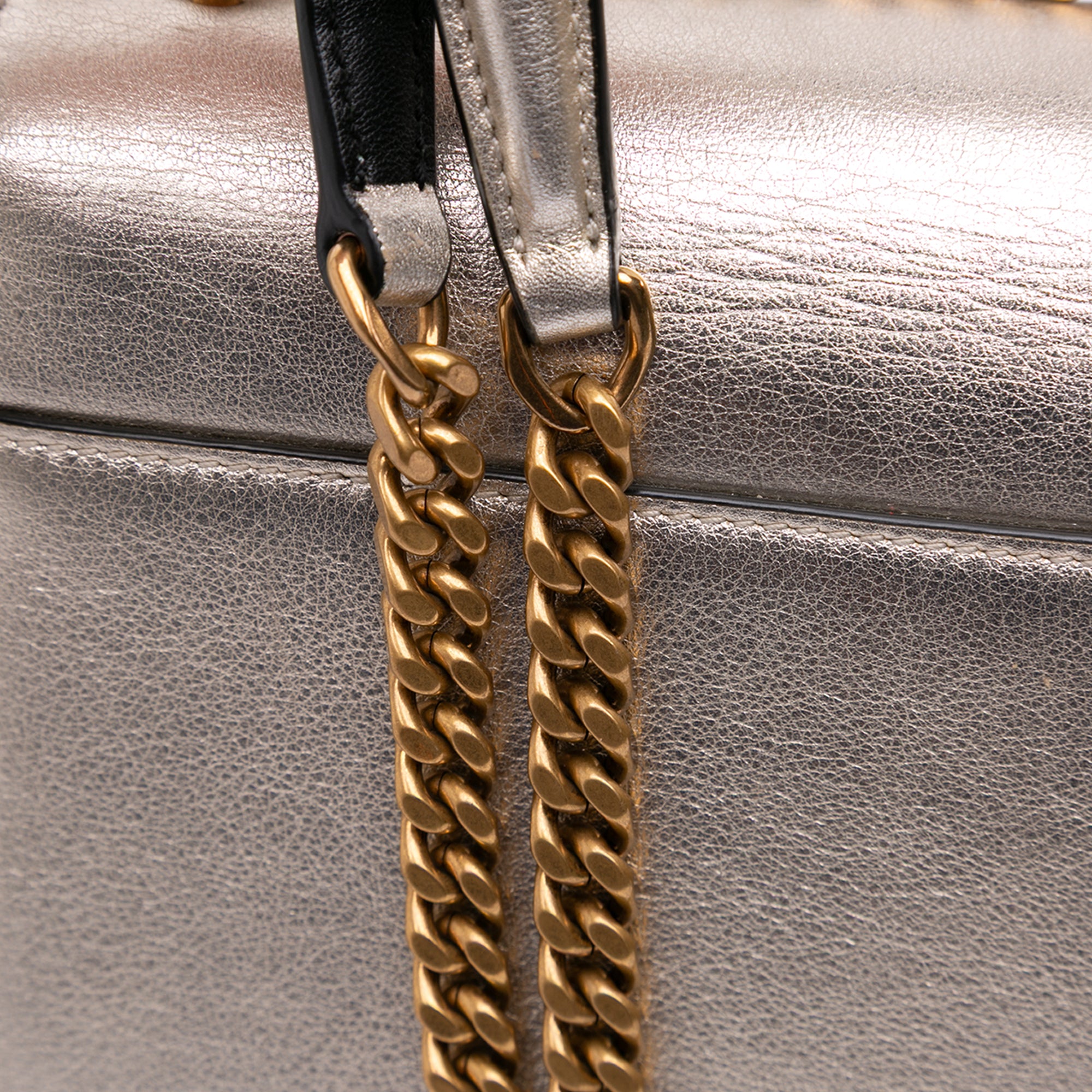 Small Metallic Calfskin Monogram Sunset Crossbody