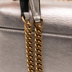 Small Metallic Calfskin Monogram Sunset Crossbody