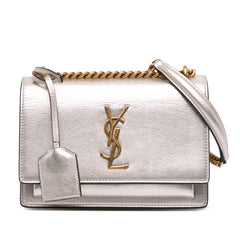 Small Metallic Calfskin Monogram Sunset Crossbody