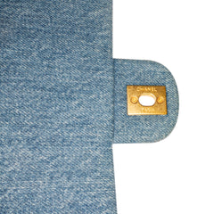 Medium Quilted Denim Mood Flap