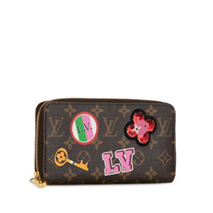 Monogram Patches Zippy Long Wallet