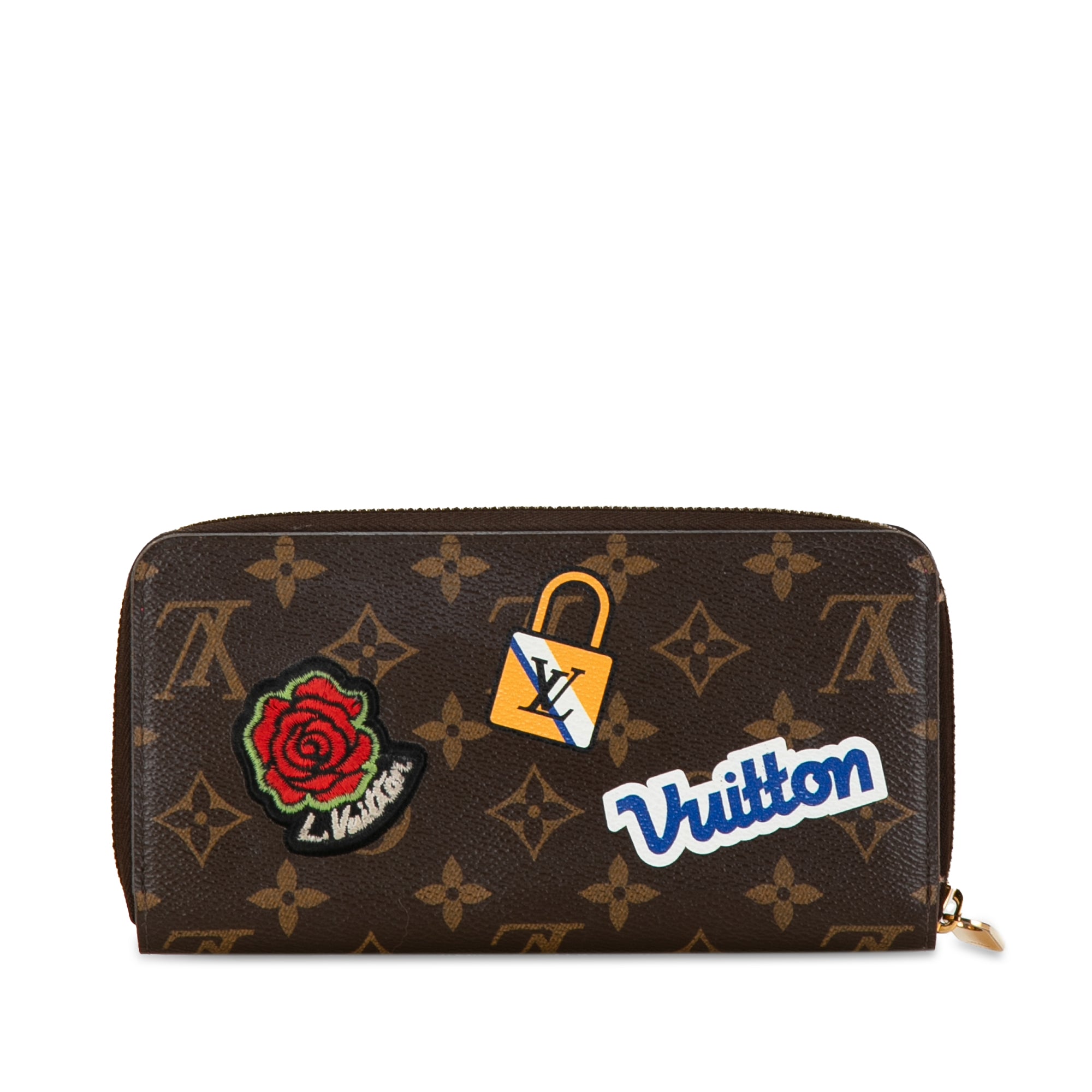 Monogram Patches Zippy Long Wallet