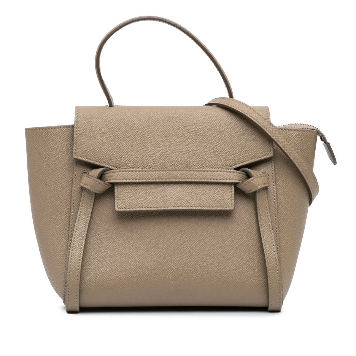 Nano Grained Calfskin Belt Bag