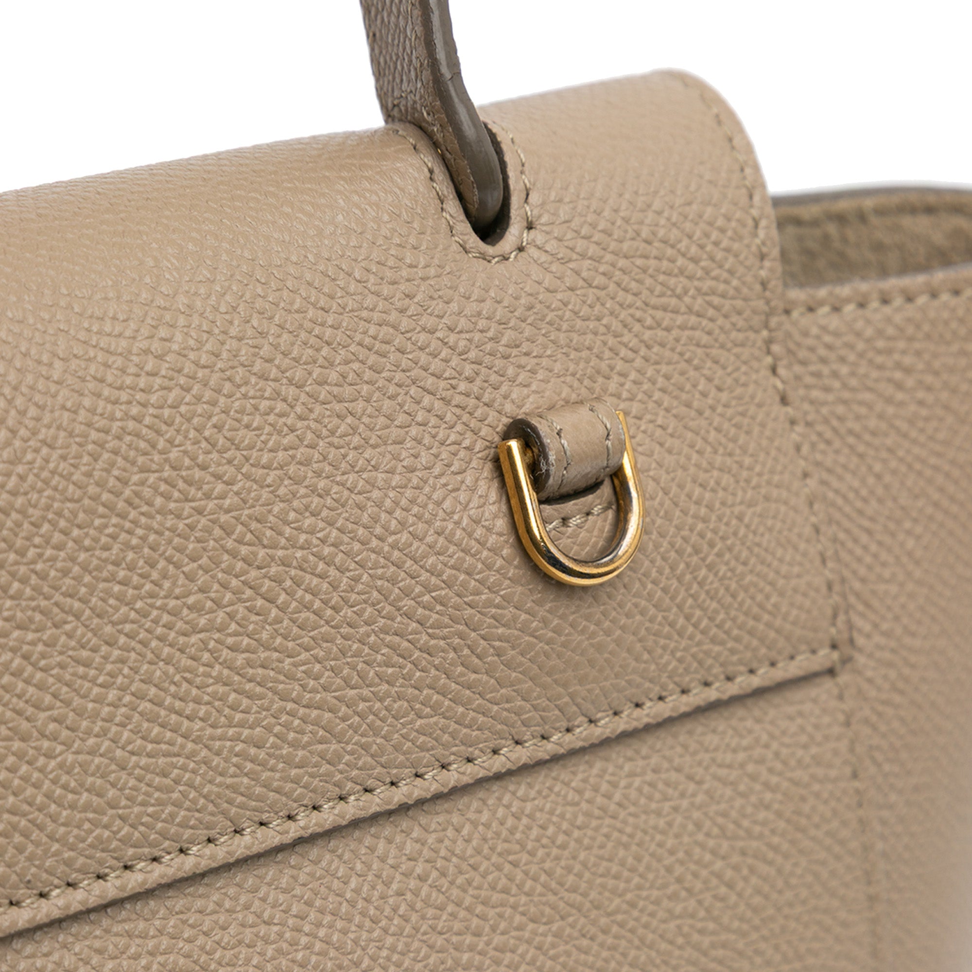 Nano Grained Calfskin Belt Bag
