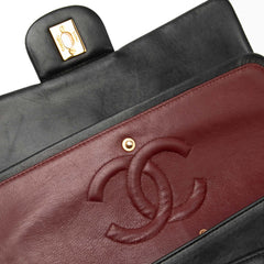 Medium Classic Lambskin Double Flap