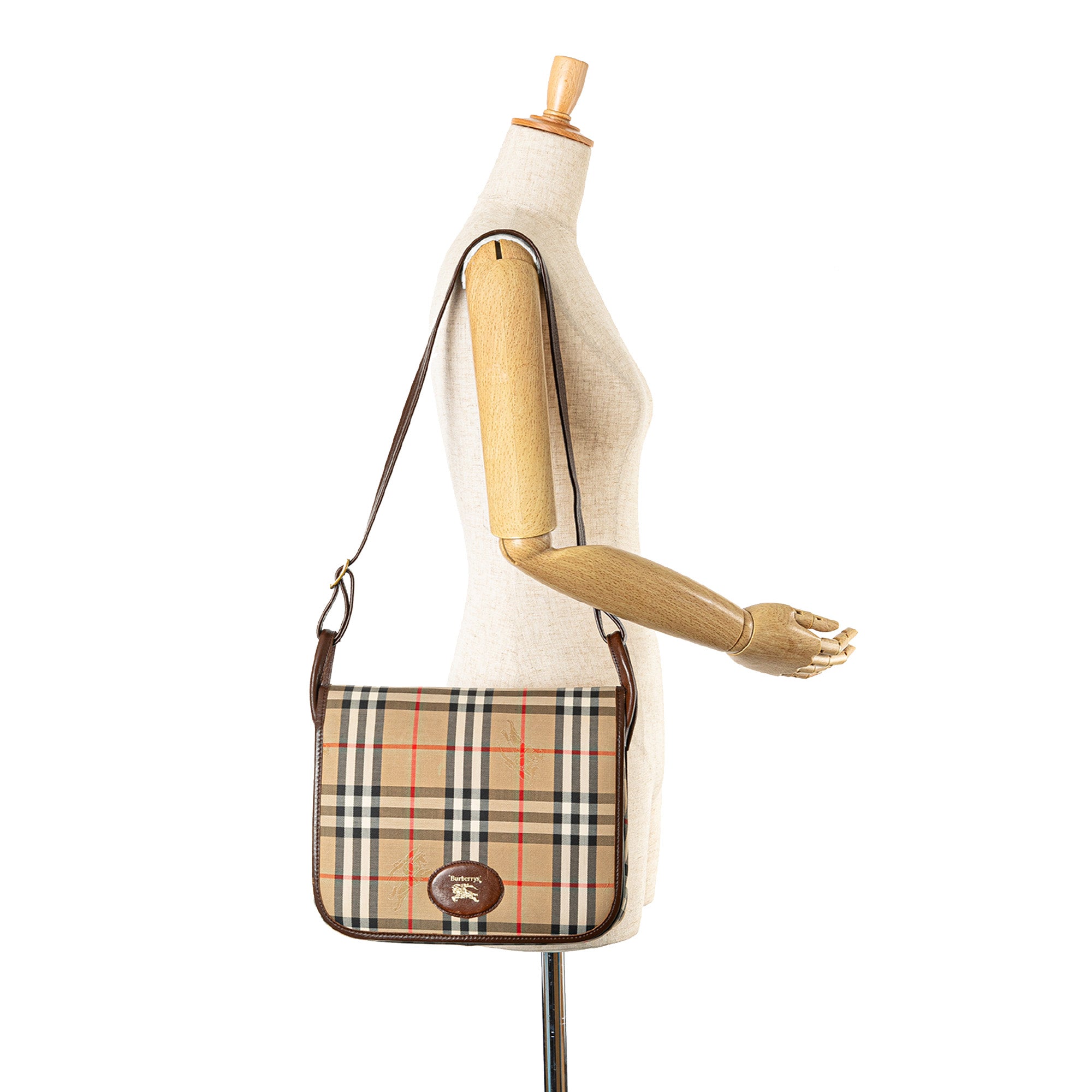 Haymarket Check Canvas Shoulder Bag