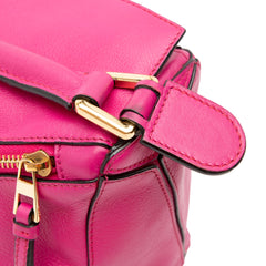 Small Calfskin Puzzle Satchel