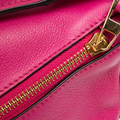 Small Calfskin Puzzle Satchel