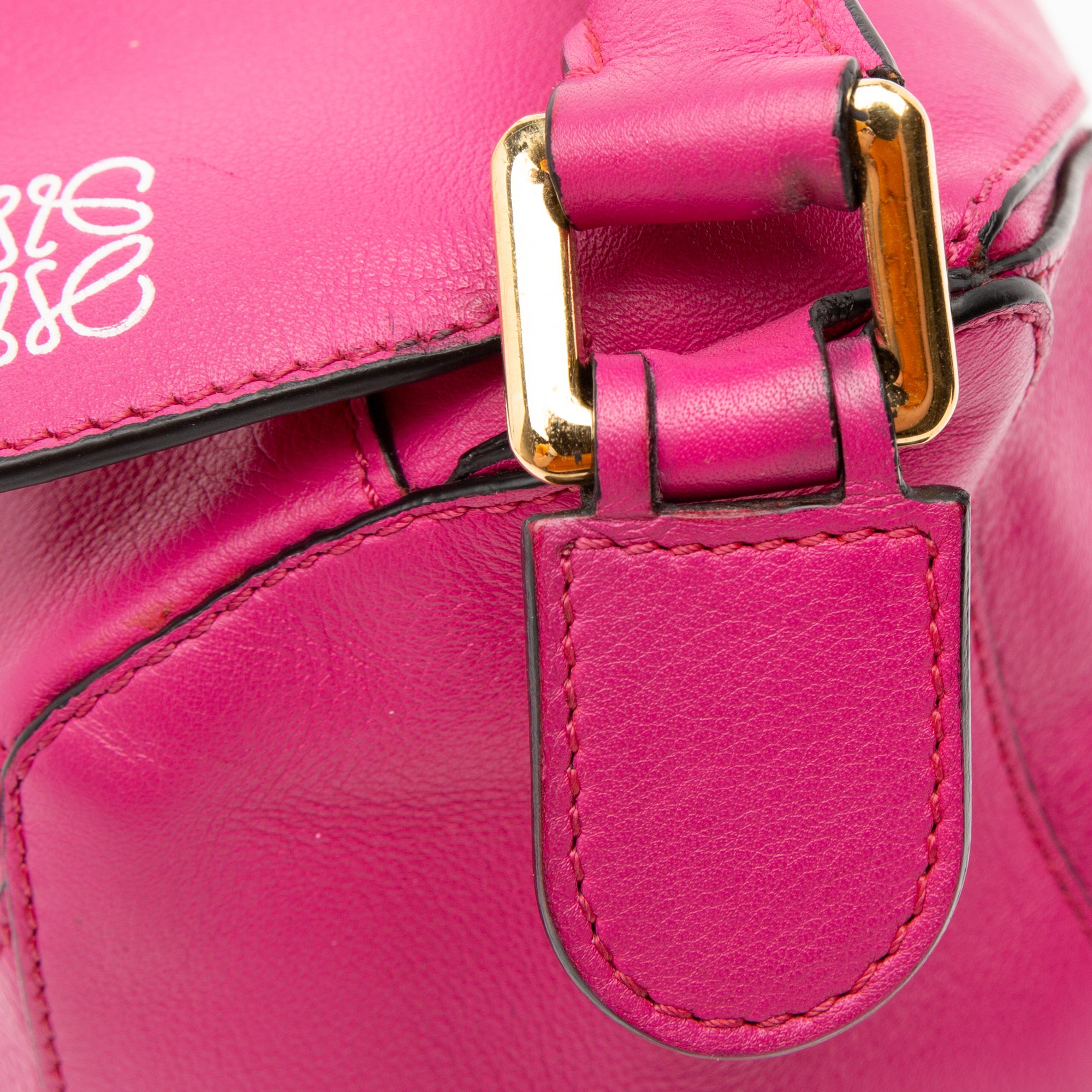 Small Calfskin Puzzle Satchel