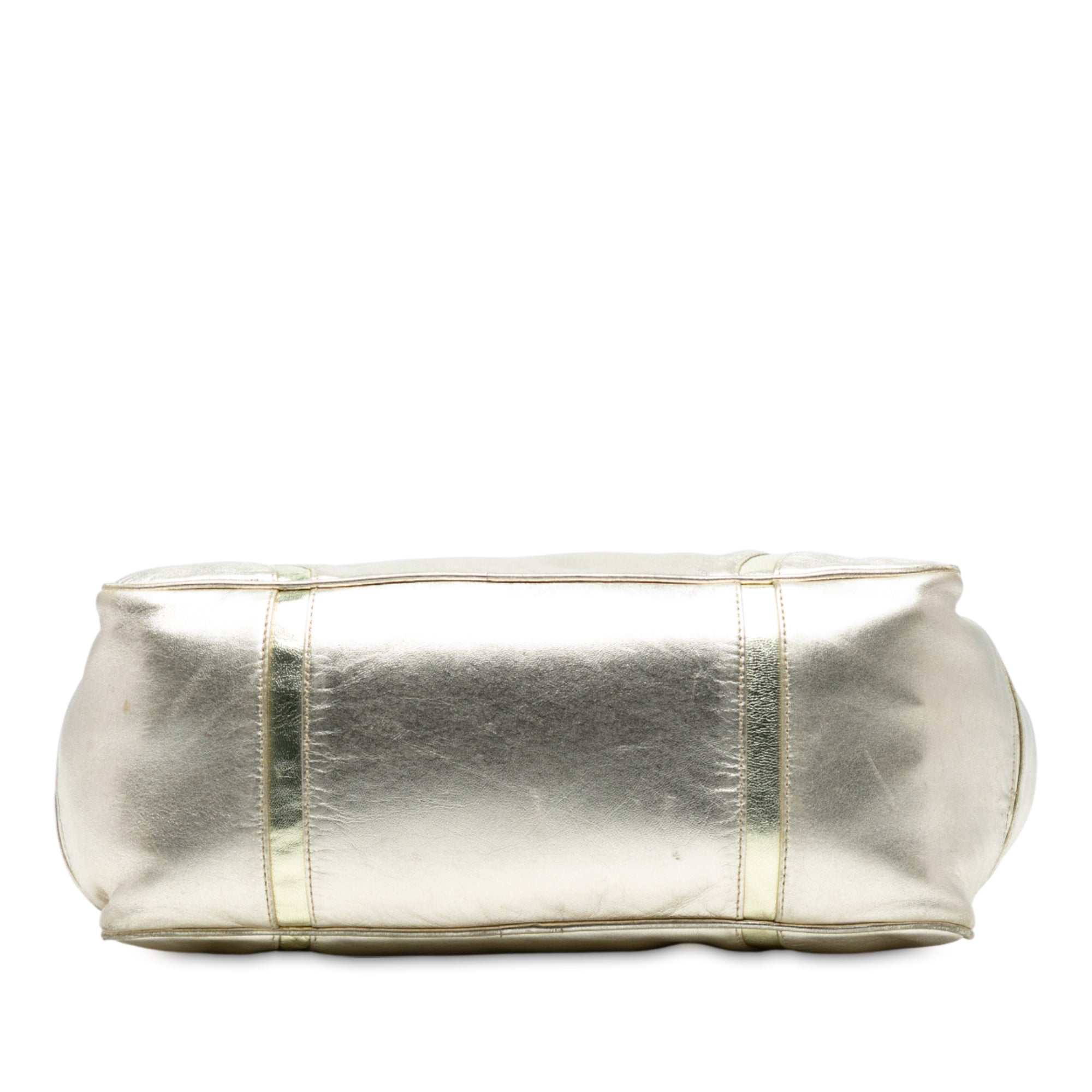 Metallic Leather Handbag