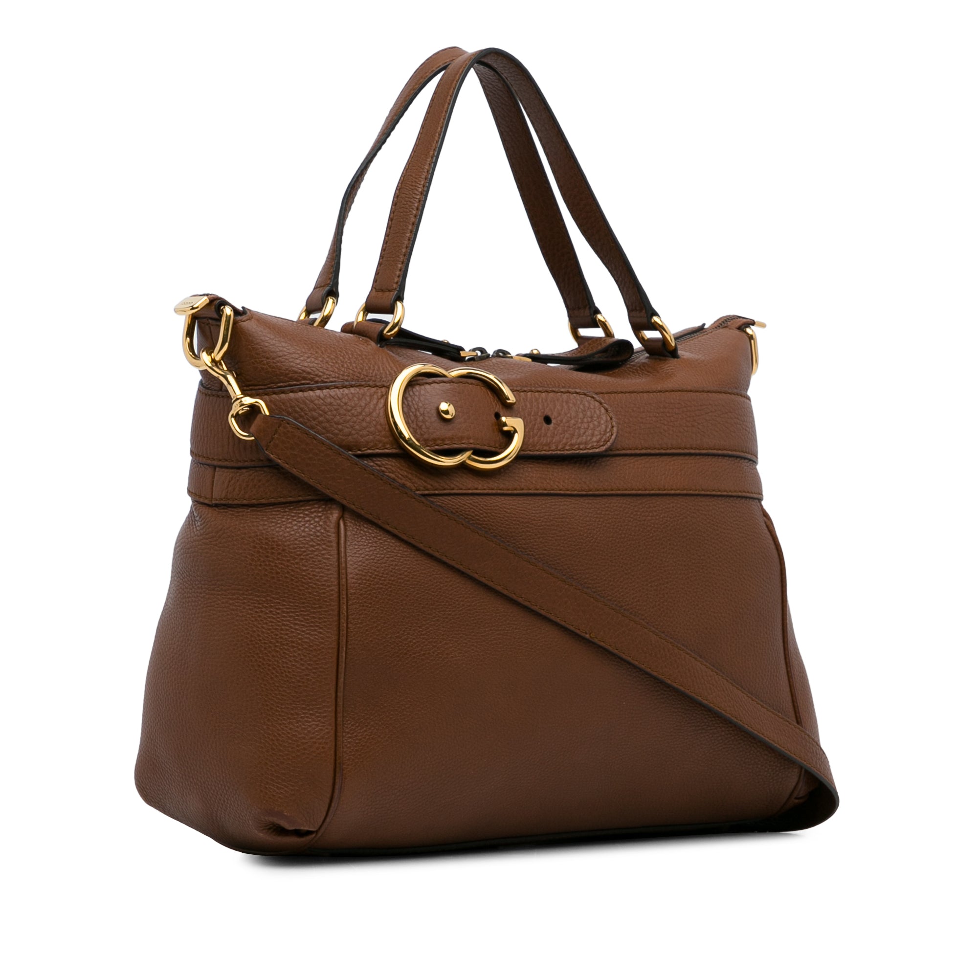 Medium Leather Ride Top Handle Bag_1