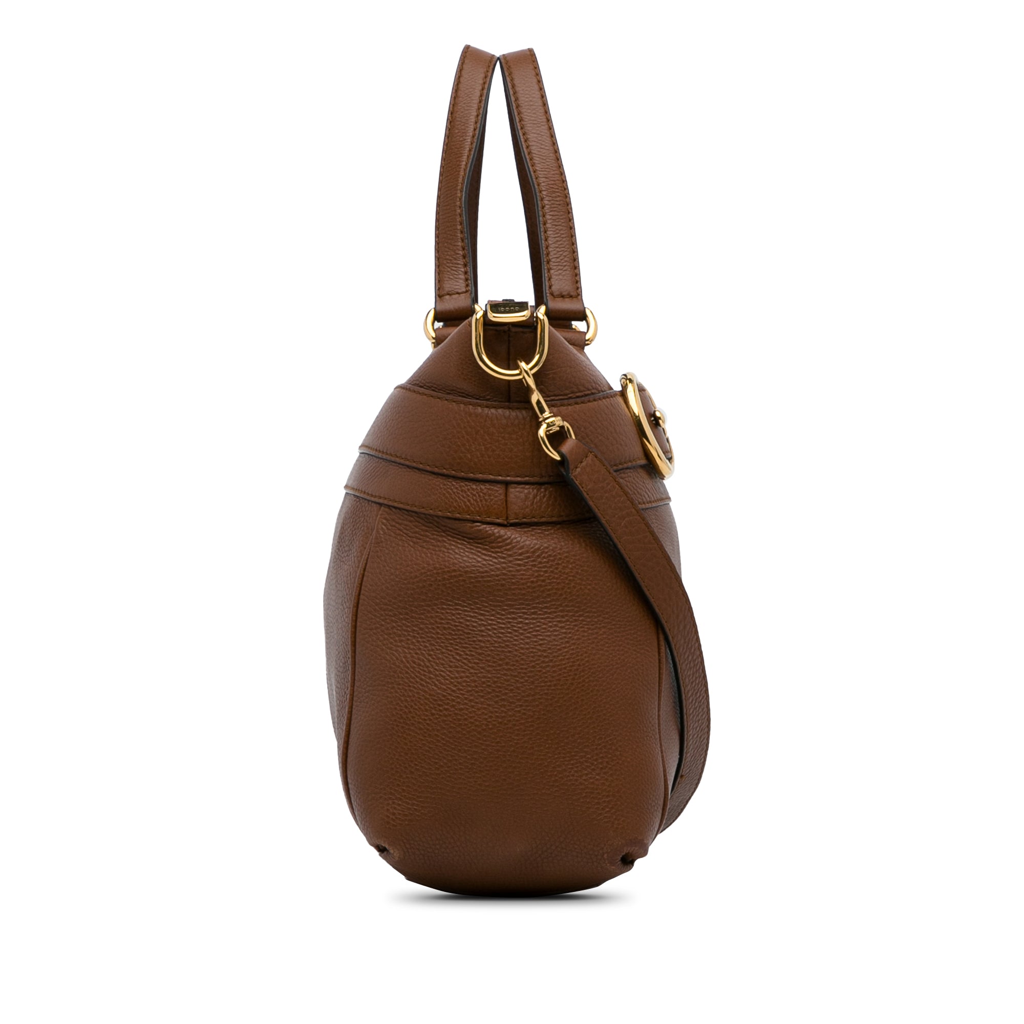 Medium Leather Ride Top Handle Bag_3