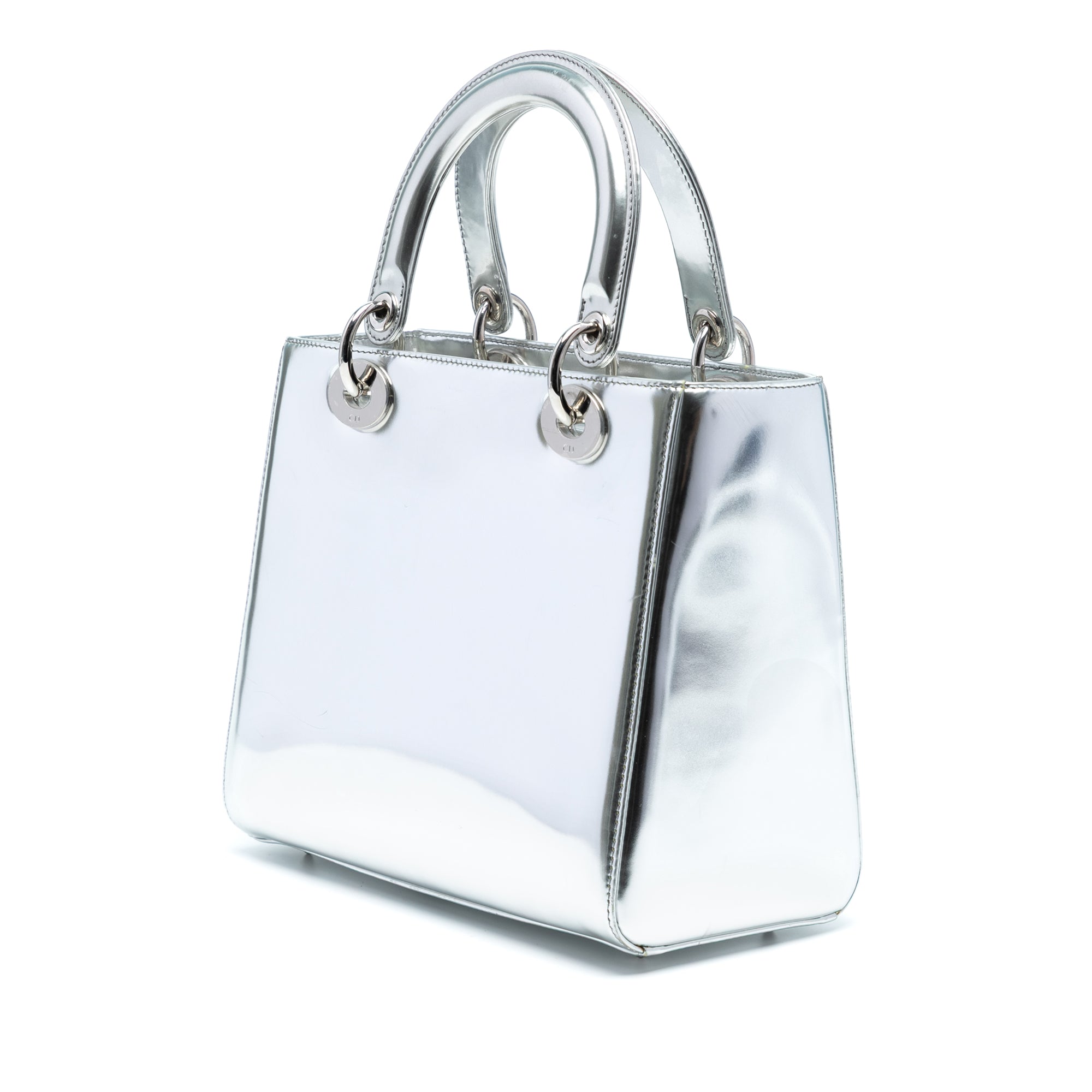 Medium Metallic Patent Lady Dior