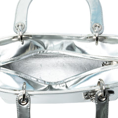 Medium Metallic Patent Lady Dior