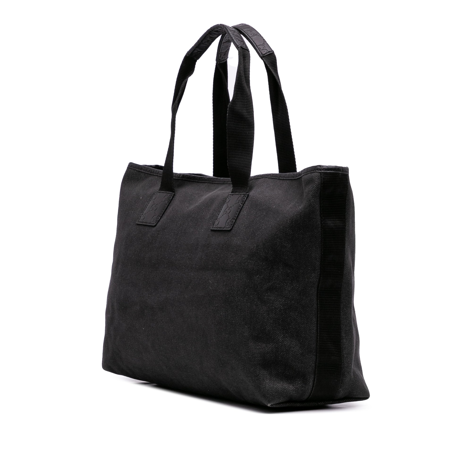 Guccissima Trimmed Denim Tote