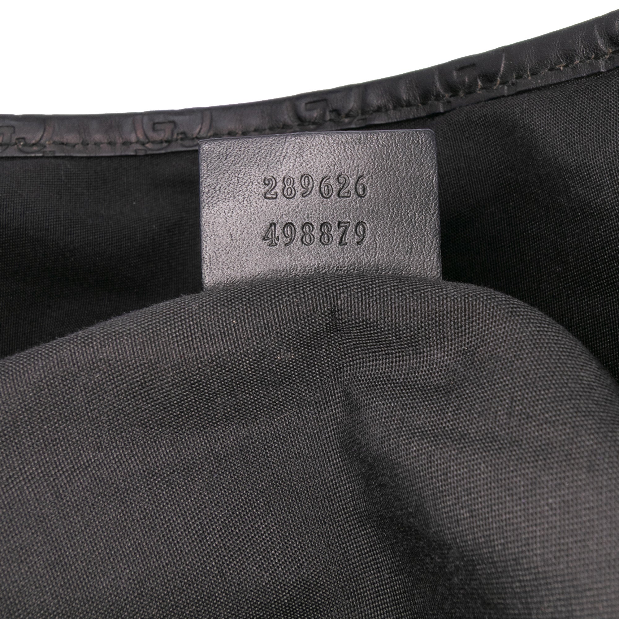 Guccissima Trimmed Denim Tote