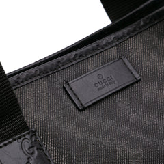 Guccissima Trimmed Denim Tote