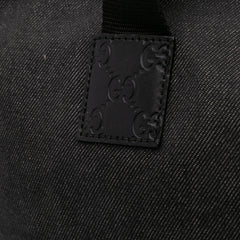 Guccissima Trimmed Denim Tote
