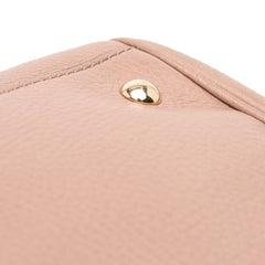 Medium Calfskin Bamboo Shopper Satchel