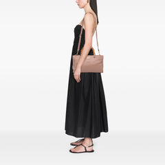Medium Calfskin Bamboo Shopper Satchel