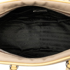 Cinghiale Trimmed Canvas Canapa Bauletto Bag