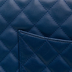 Large Quilted Lambskin O Case Clutch