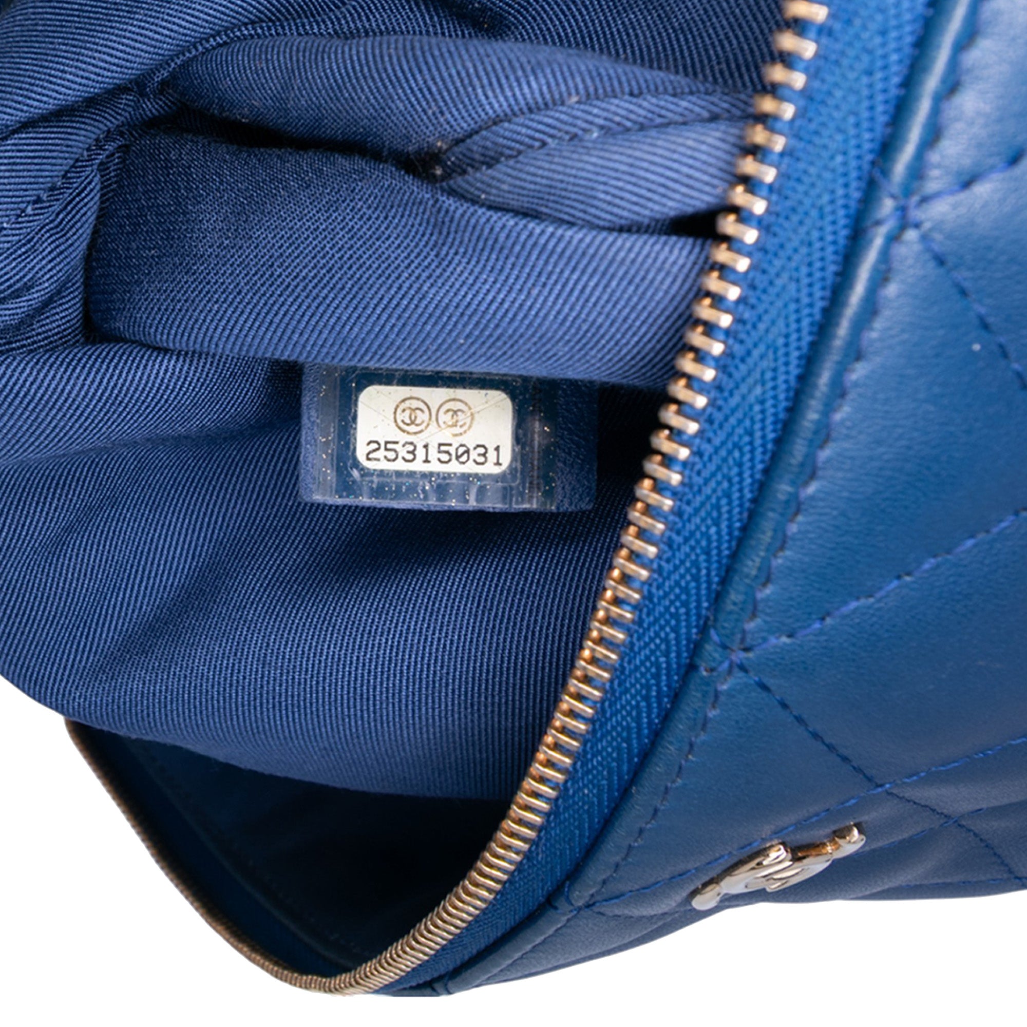 Large Quilted Lambskin O Case Clutch