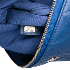 Large Quilted Lambskin O Case Clutch