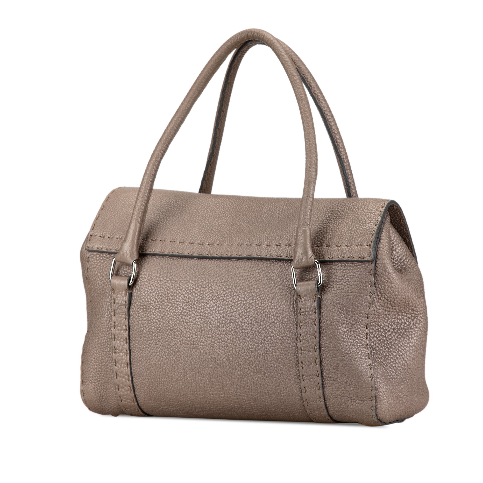 Leather Selleria Linda Handbag