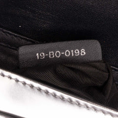 Metallic Patent Microcannage Diorama Wallet on Chain