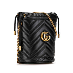 Mini GG Marmont Matelasse Bucket Bag