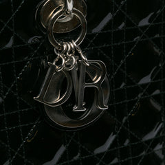 Large Patent Cannage Lady Dior