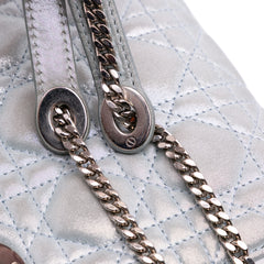Mini Iridescent Lambskin Cannage Lady Dior