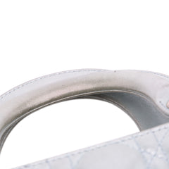 Mini Iridescent Lambskin Cannage Lady Dior