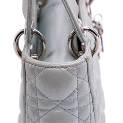 Mini Iridescent Lambskin Cannage Lady Dior