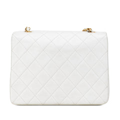 Square Classic Quilted Lambskin Flap