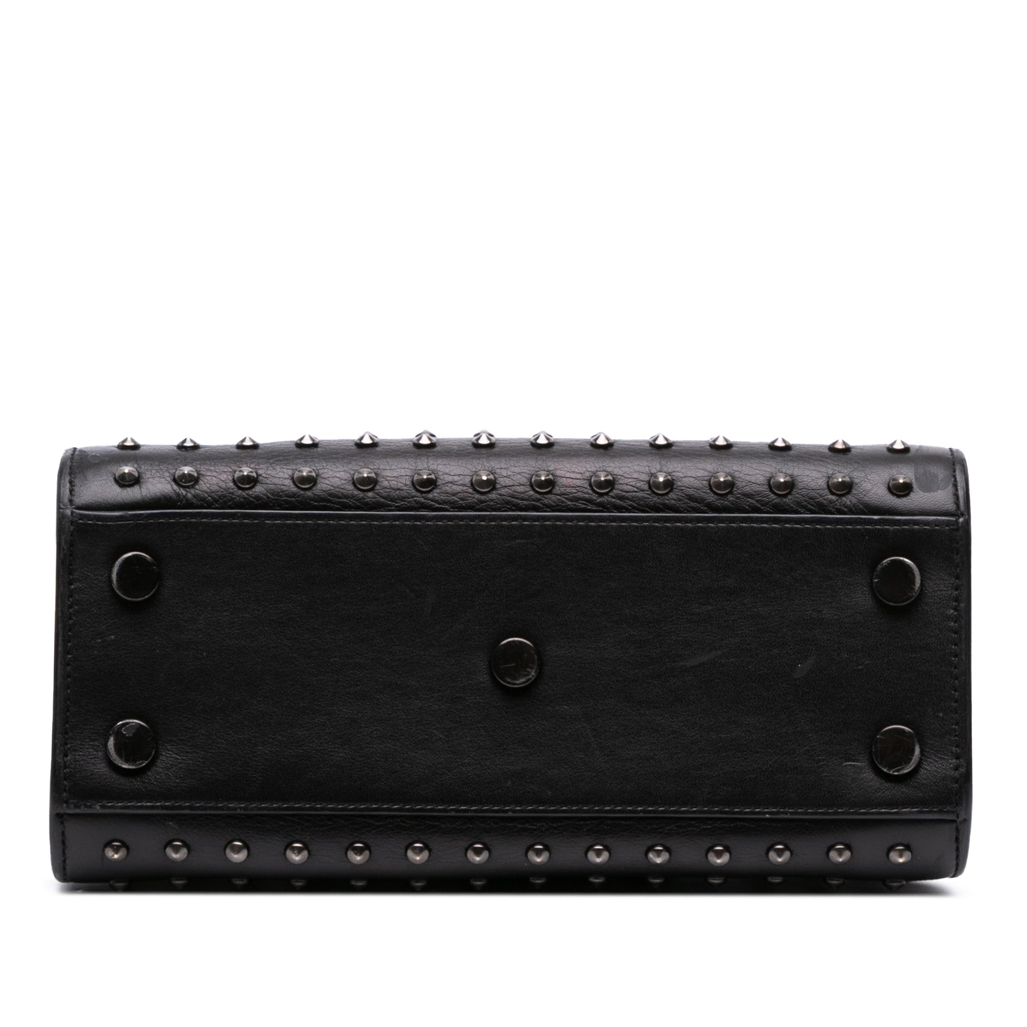 Nano Studded Leather Sac de Jour Satchel
