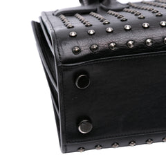 Nano Studded Leather Sac de Jour Satchel