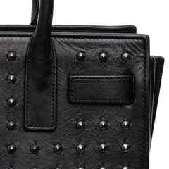 Nano Studded Leather Sac de Jour Satchel