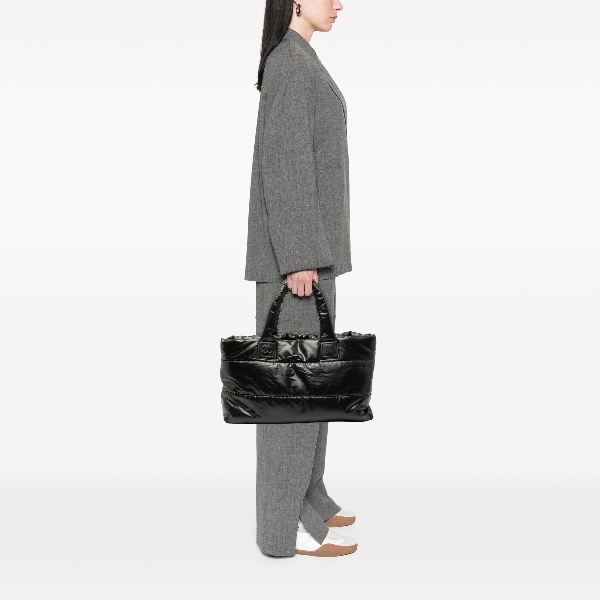 Medium Quilted Nylon Coco Cocoon Tote