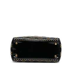 Medium Lambskin Cannage Studded Supple Lady Dior