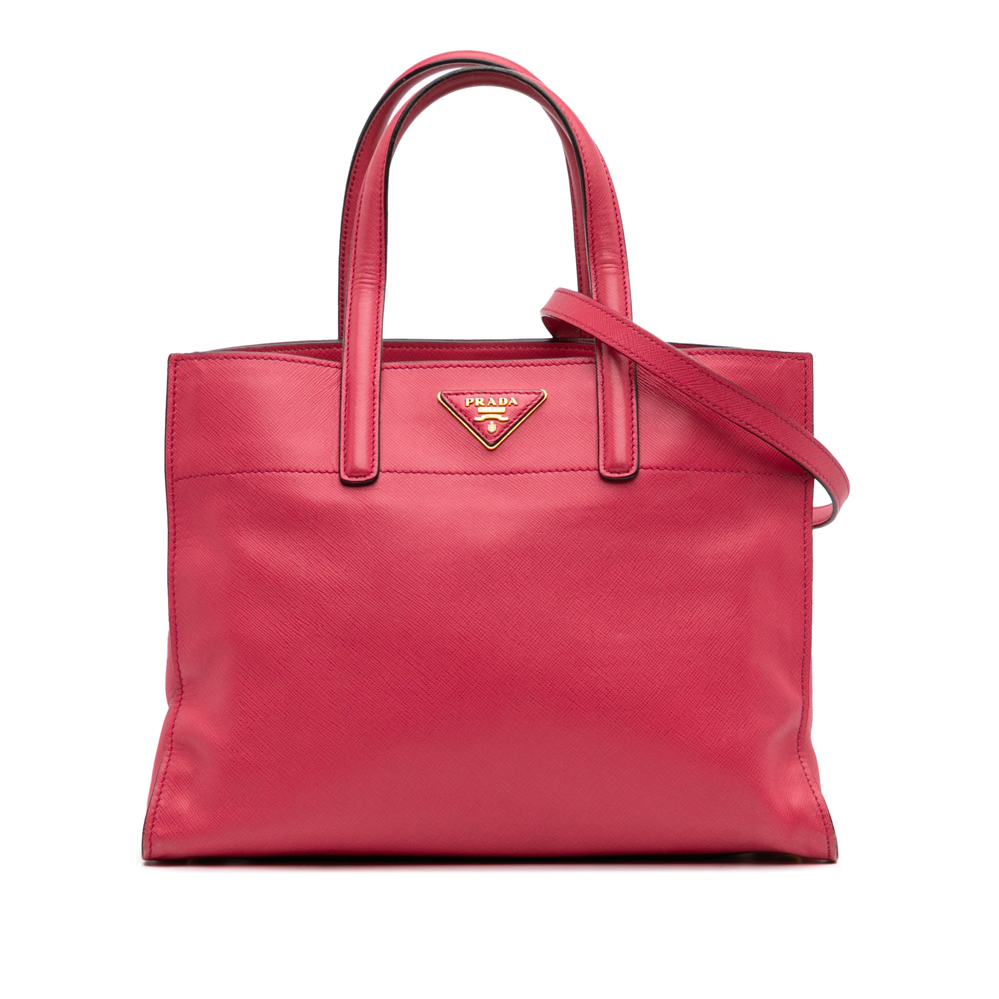 Saffiano Soft Triple Pocket Tote