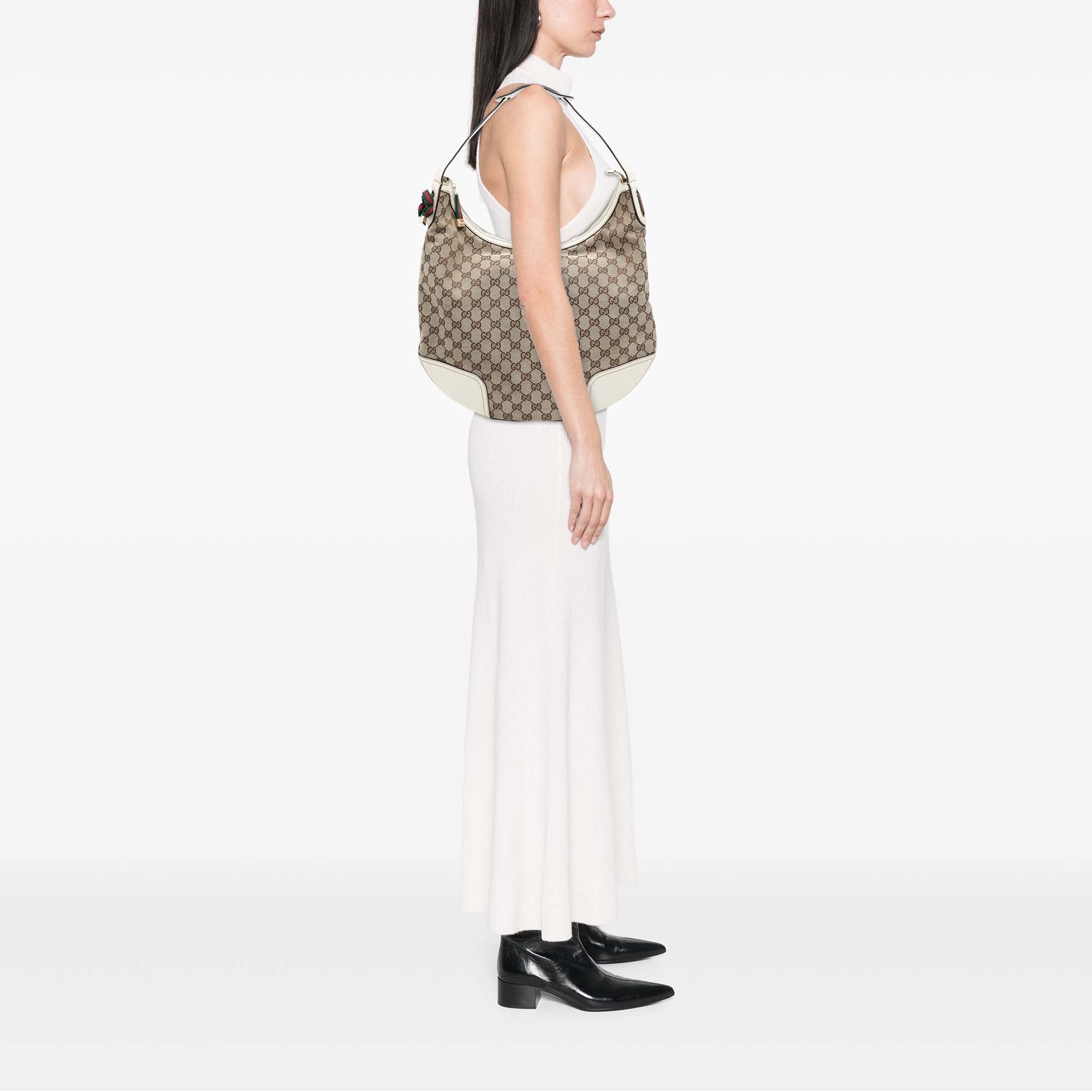 Large GG Canvas Princy Hobo