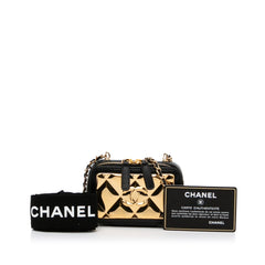 CC Quilted Golden Plate Vanity Crossbody