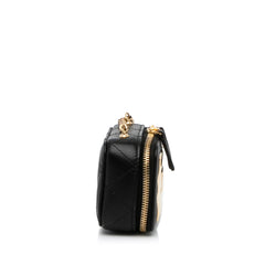 CC Quilted Golden Plate Vanity Crossbody