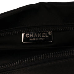 Satin Diamante Camellia Clutch with Chain