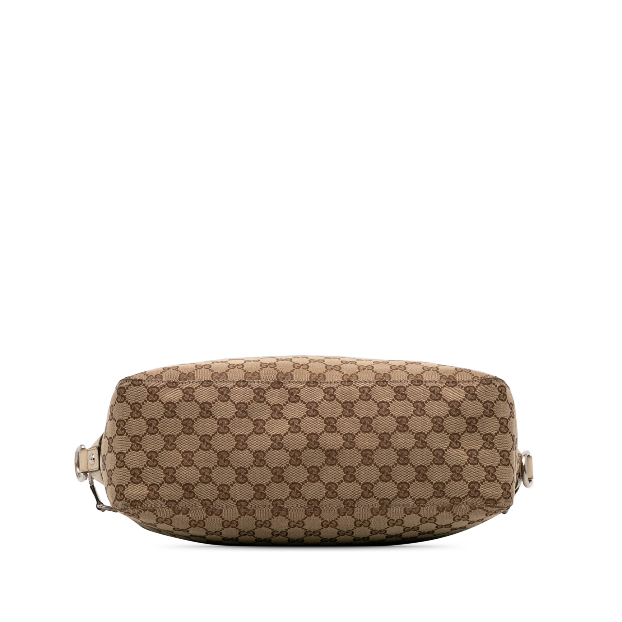 Large GG Canvas Icon Bit Satchel